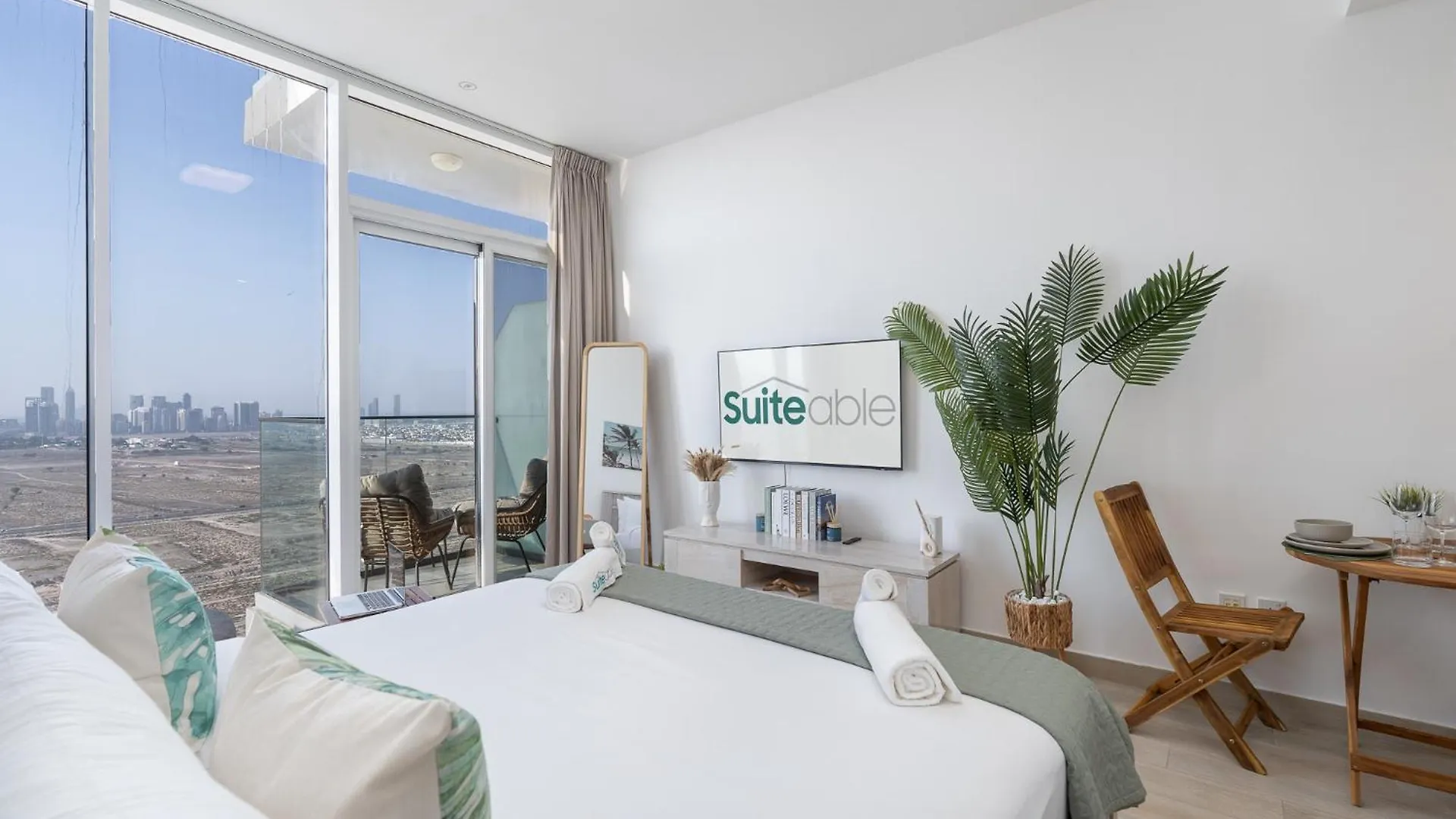 Bright And Stylish Studio In Jvc With Skyline View Dubai