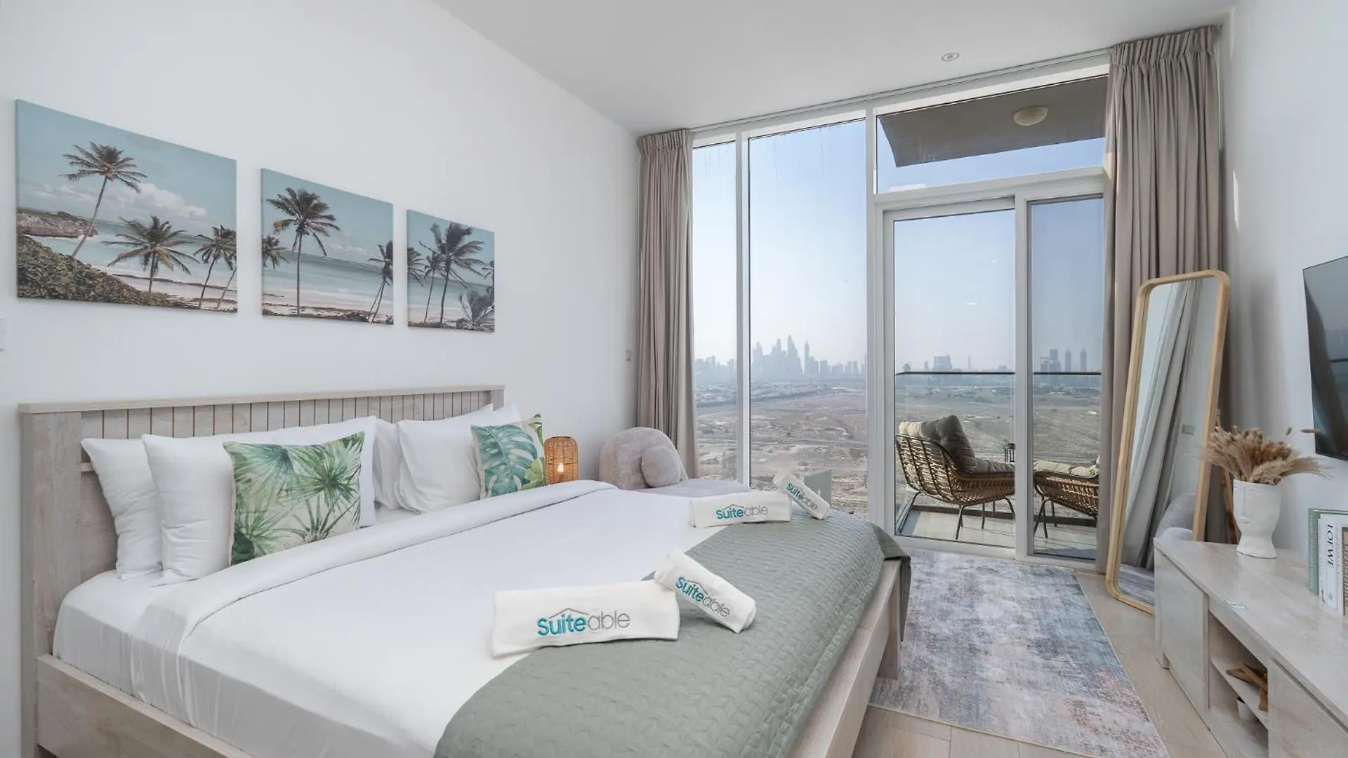 Bright And Stylish Studio In Jvc With Skyline View Dubai Apartment