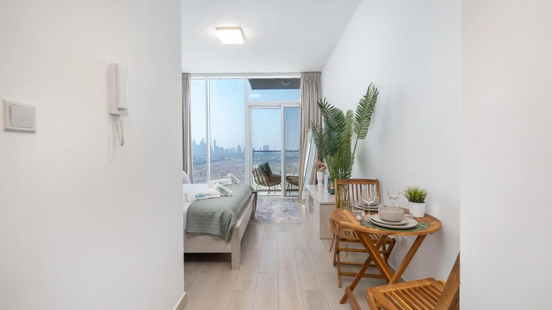 Apartment Bright And Stylish Studio In Jvc With Skyline View Dubai